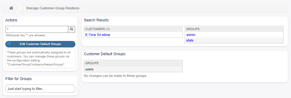 Manage Customer-Group Relations