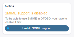 Enable S/MIME Support