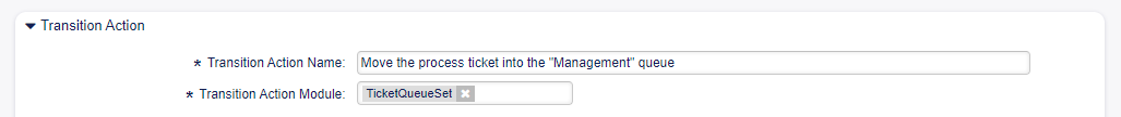 Book Ordering - Add Transition Action