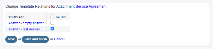 Change Template Relations for Attachment