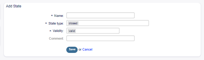 Add State Screen