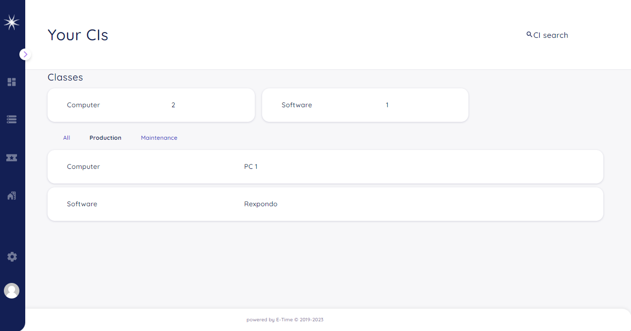 Customer CMDB Filter by State