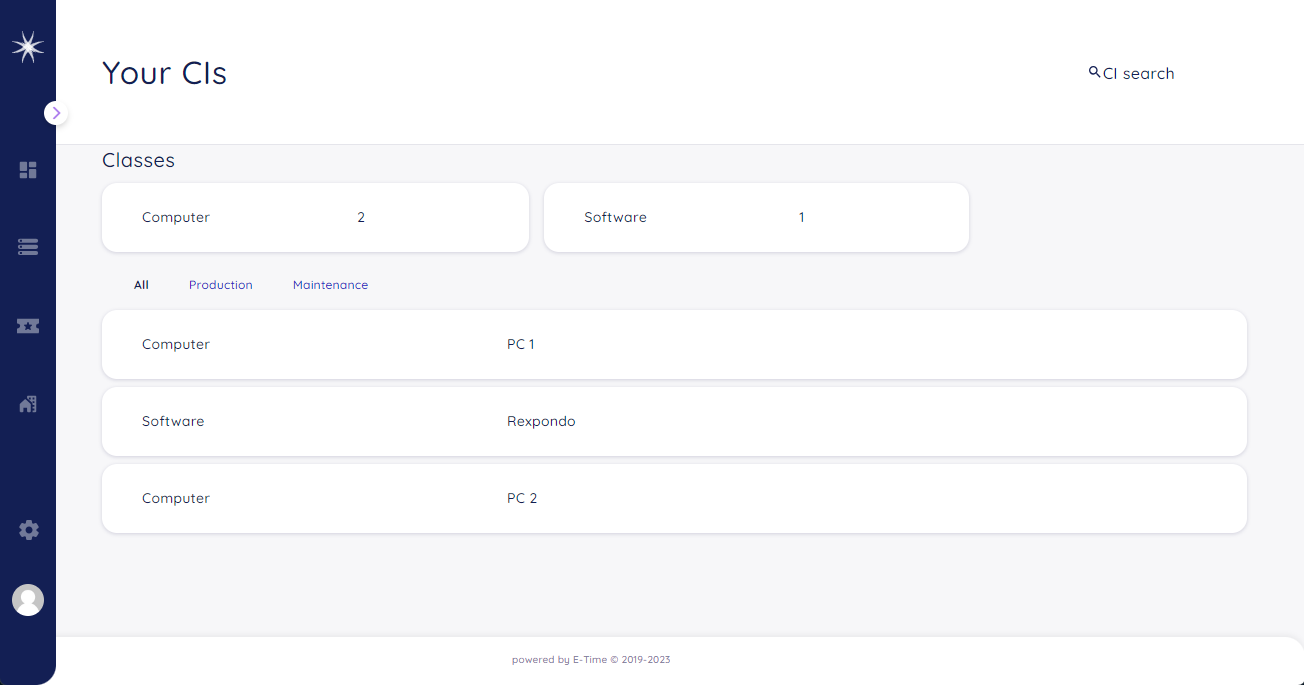 Customer CMDB Overview