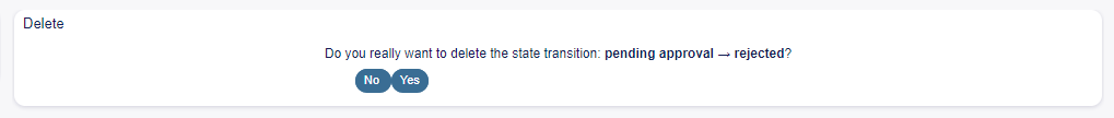 Delete New State Transition