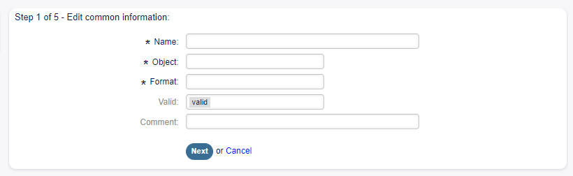 Add Import Export Template