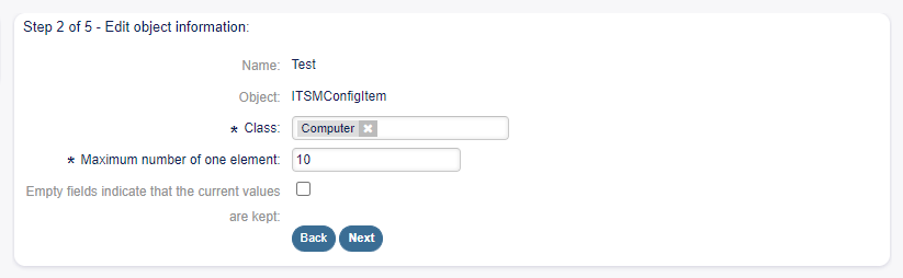 Import Export Edit Object Information