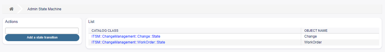 Admin State Machine