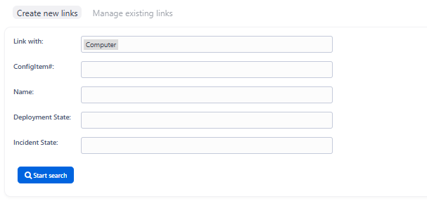 Configuration Item Links