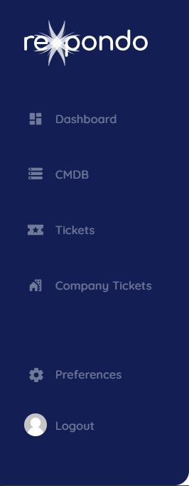 Customer CMDB Navigation Bar