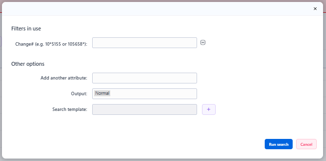 ITSMChange Search
