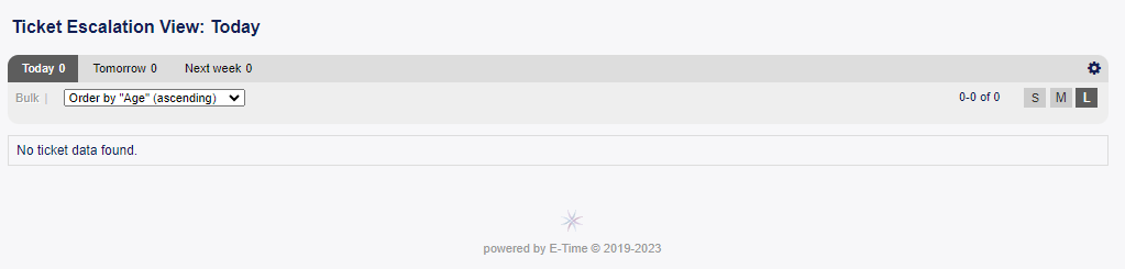 Large Escalation View Screen