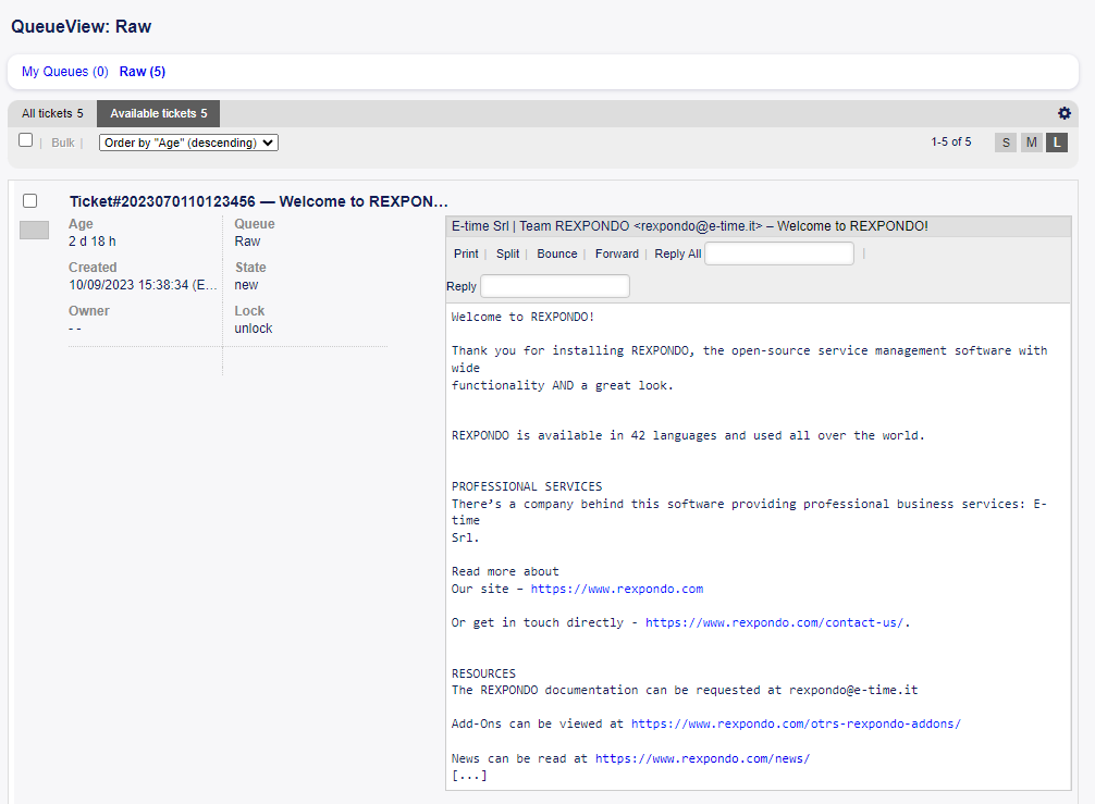 Large Queue View Screen
