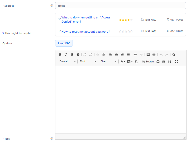 Related Articles Widget Based on Subject