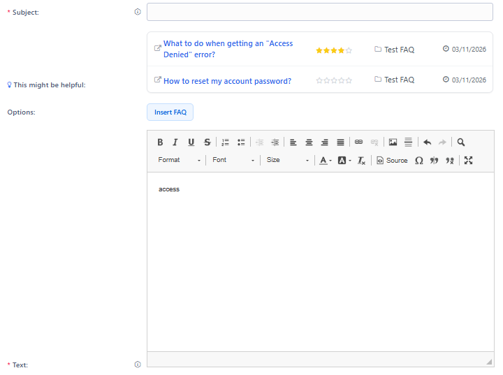 Related Articles Widget Based on Text