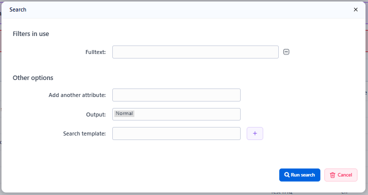 Search Dialog