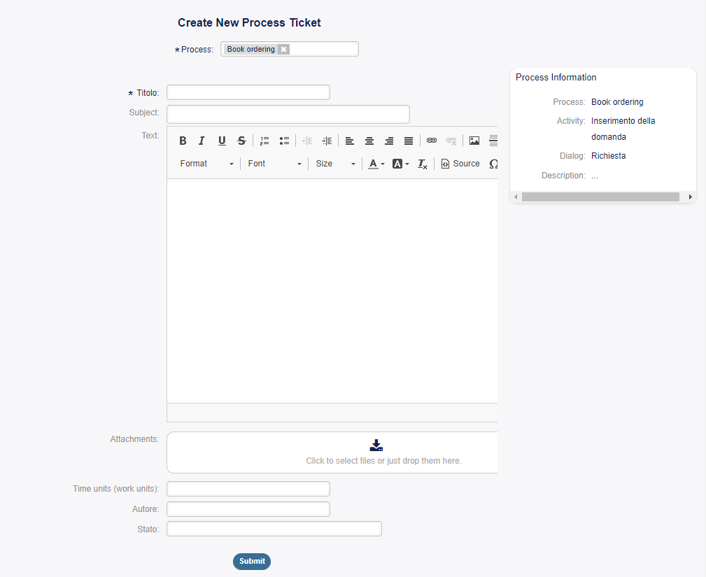 Application For Leave Process Activity Dialog