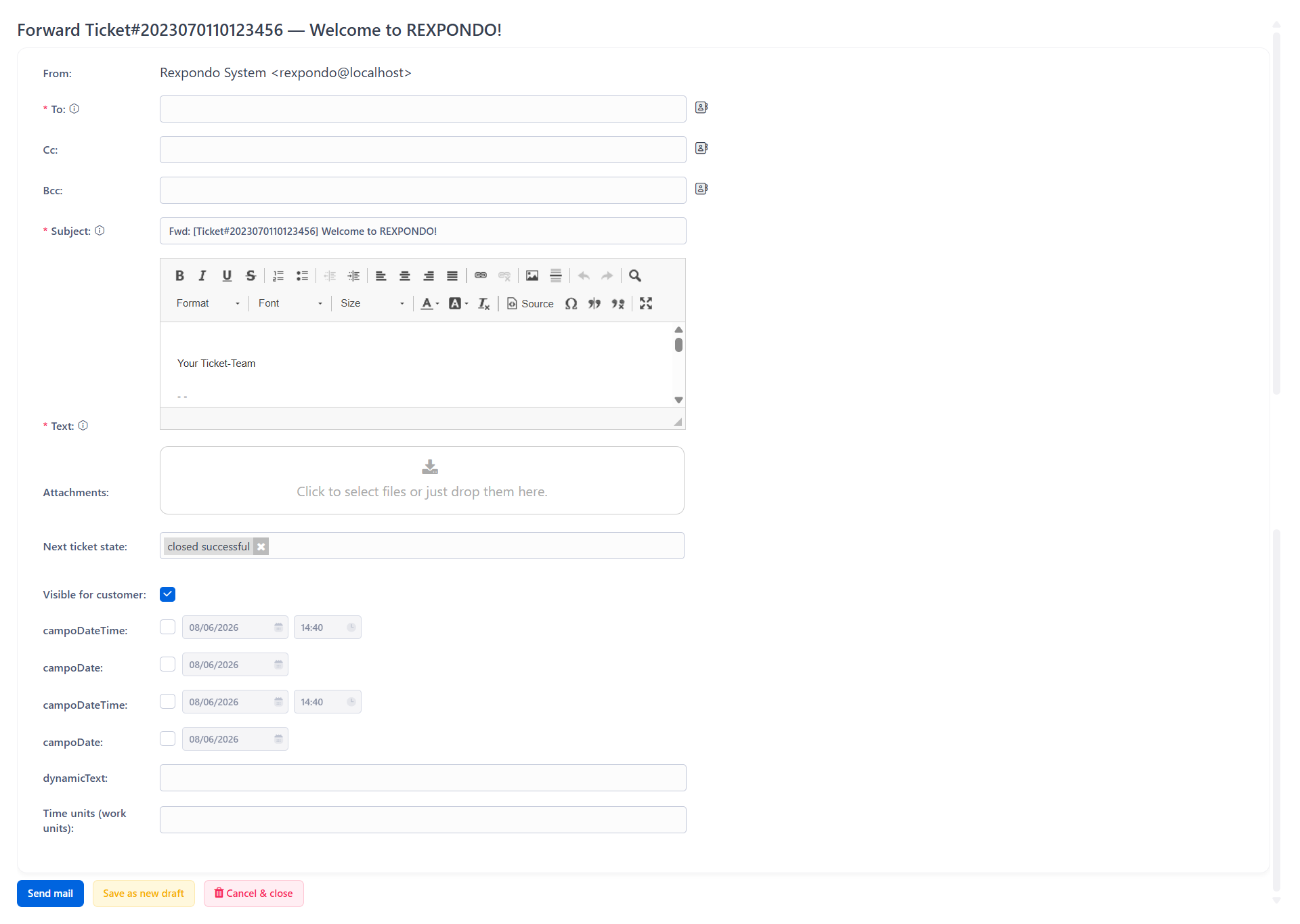Article Forward Screen