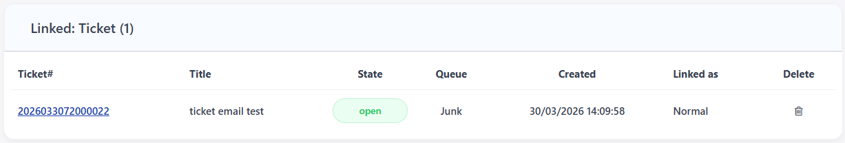 Linked Objects Widget